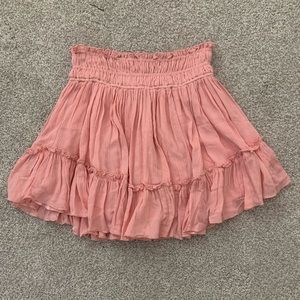 papermoon emberly smocked skirt size small new with tags